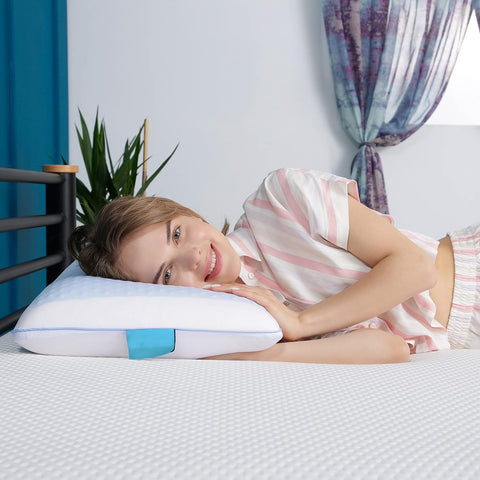 Ortopedik Visko Jel Klimalı Yastık - Özel Soğutma Teknolojili - 14x40x60 cm