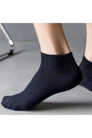 Sockingen 8 Çift Pamuklu Derbili Patik Çorap - 4 Farklı Renk - Gündelik Giyim