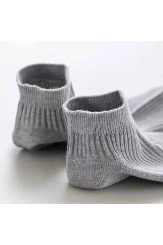 Sockingen 8 Çift Pamuklu Derbili Patik Çorap - 4 Farklı Renk - Gündelik Giyim